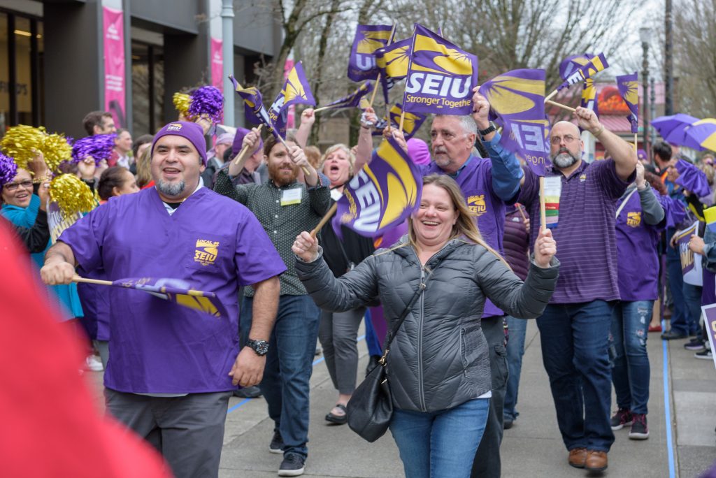 WATCH: SEIU 49 members take action at Kaiser